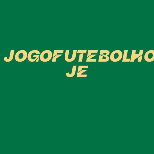 Logo da JOGOFUTEBOLHOJE